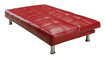 Amazon｜関家具(Sekikagu) ソファベッド レッド クッション2個付