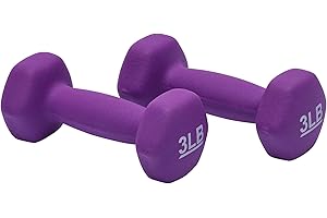 Amazon Basics Neoprene Dumbbell Hand Weights: Enhance Your Fitness Journey with Versatility and Comfort