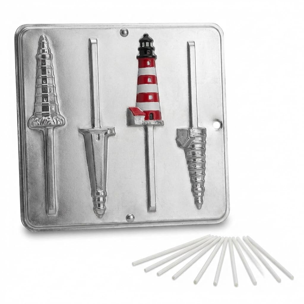 Lighthouse Lollipop Chocolate Candy Mold 3363-image-10