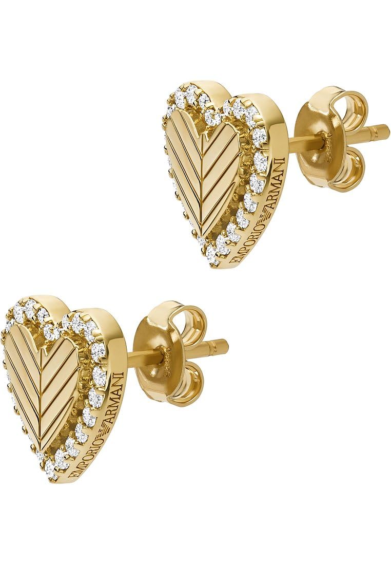 Emporio Armani Women's Gold-Tone Sterling Silver Earring, EG3624710