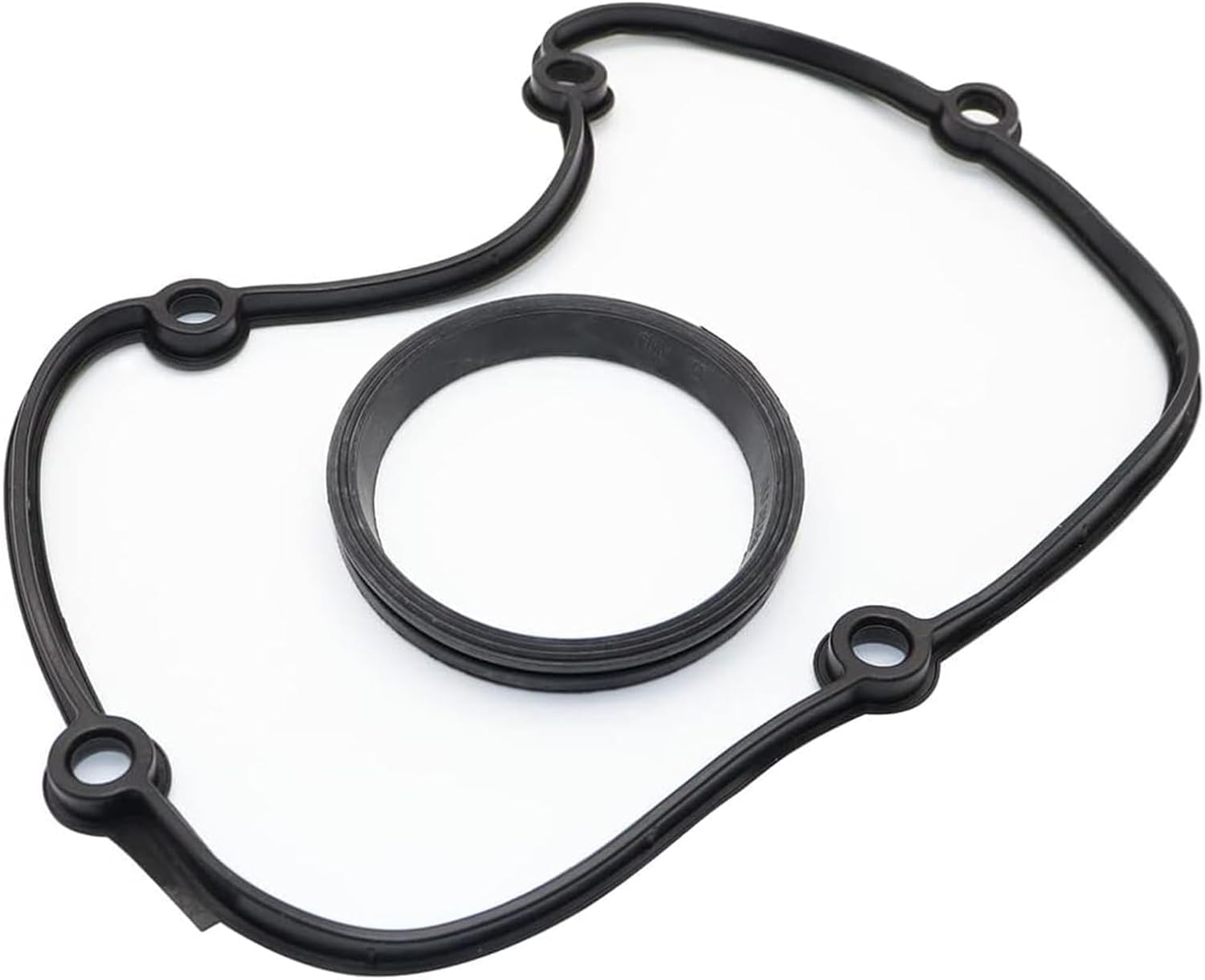 FZJDSD Upper Timing Chain Cover Gasket Seal Kit Compatible with VW Beetle CC Golf Jetta Passat Tiguan Compatible with Audi A3 A4 A5 A6 A8 Q3 Q5 S4 S5 S6 S8 2005-2017 Replaces 06H103483C 06H103483D