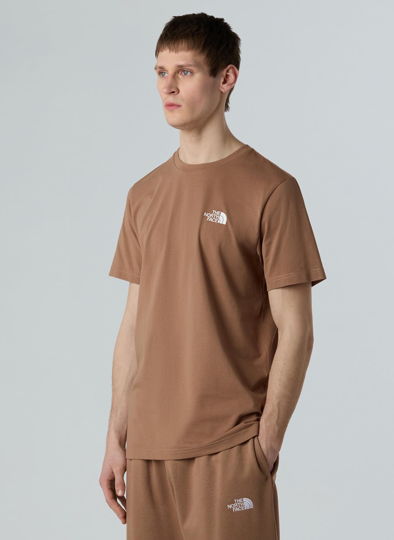 THE NORTH FACE Men's Short Sleeve Simple Dome Tee, Brown, Size Xs, Men
