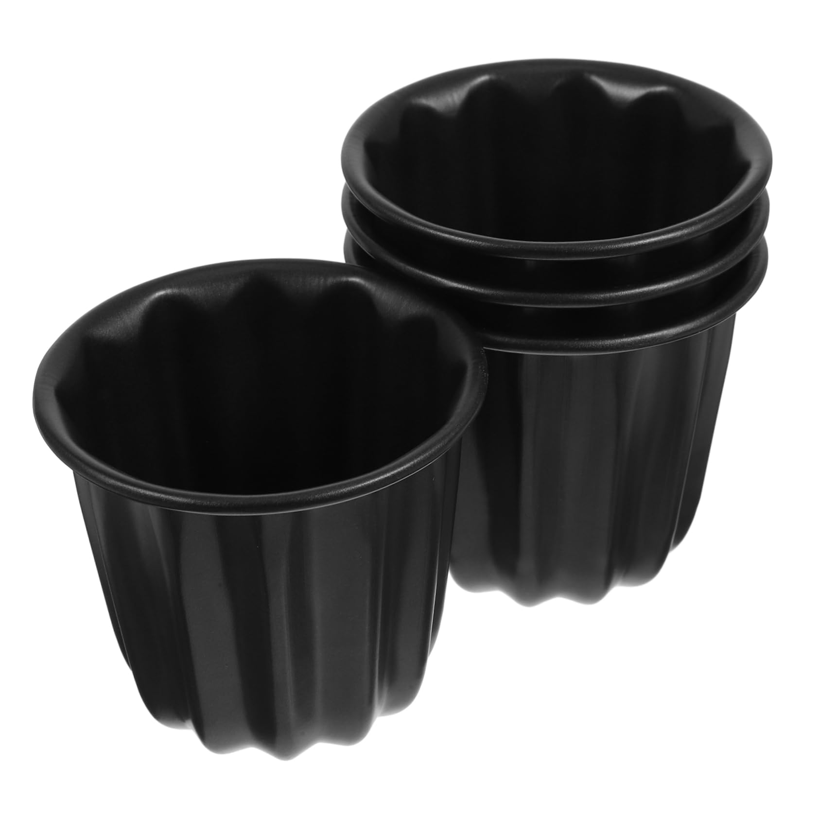 COLLBATH 8stücke Muffin Backformen Antihaftbeschichtet Für Canele Und Pudding Hochwertige Backzubehör Für Zuhause Und Restaurant