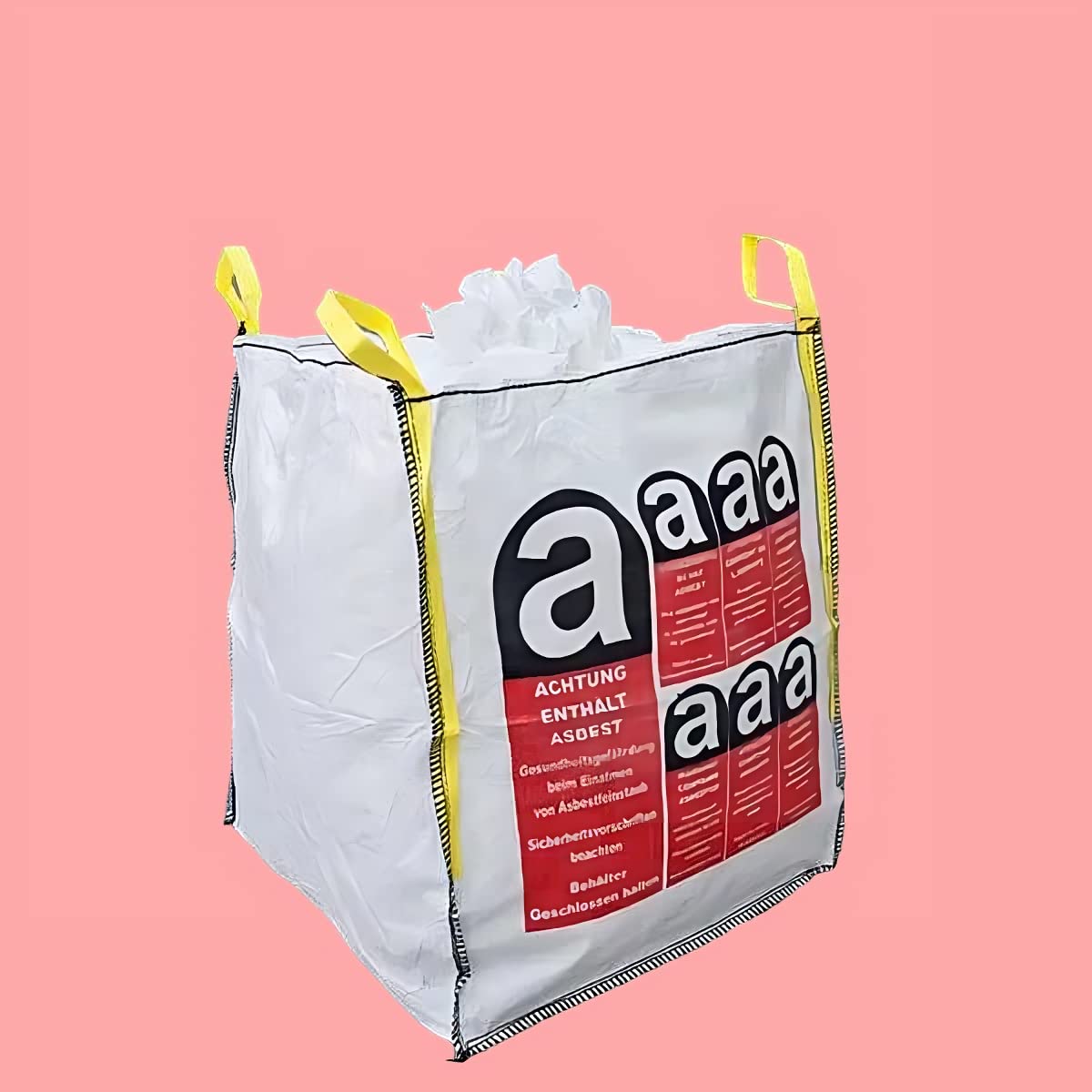 10 Stück Big Bag Big Bags UNI B ASBEST 90x90x110cm SWL 1.000kg mit 4 Schlaufen 10 Stück Big Bag Big Bags UNI B ASBEST 90x90x110cm SWL 1.000kg mit 4 Schlaufen