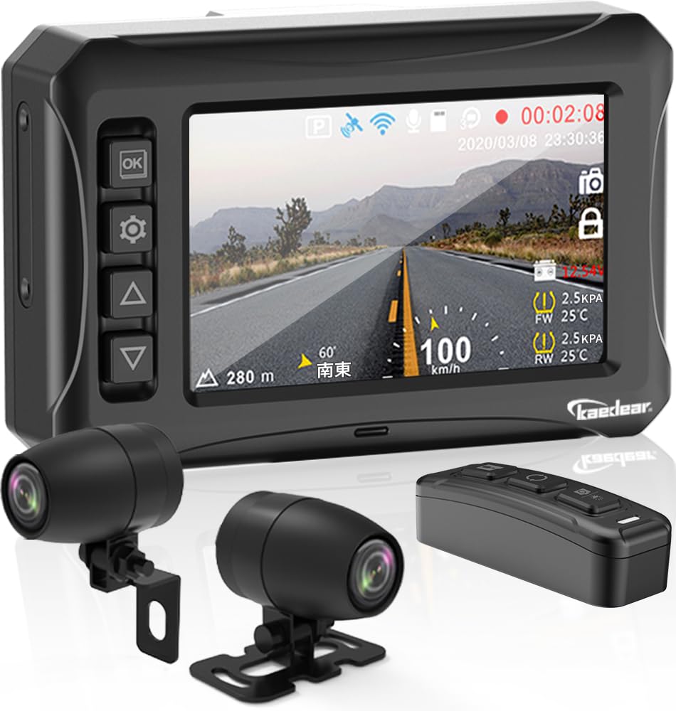 Amazon.co.jp: Kaedear(カエディア) バイク用ドライブレコーダー