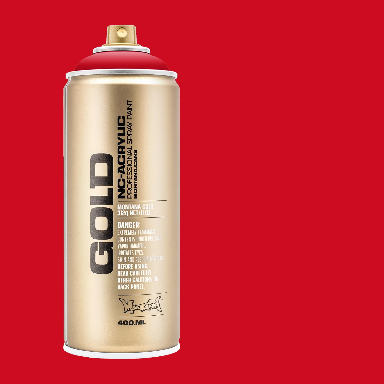 Montana Cans 285646 Spray Gold Shock Red, GLD400, S3000, 400 ml