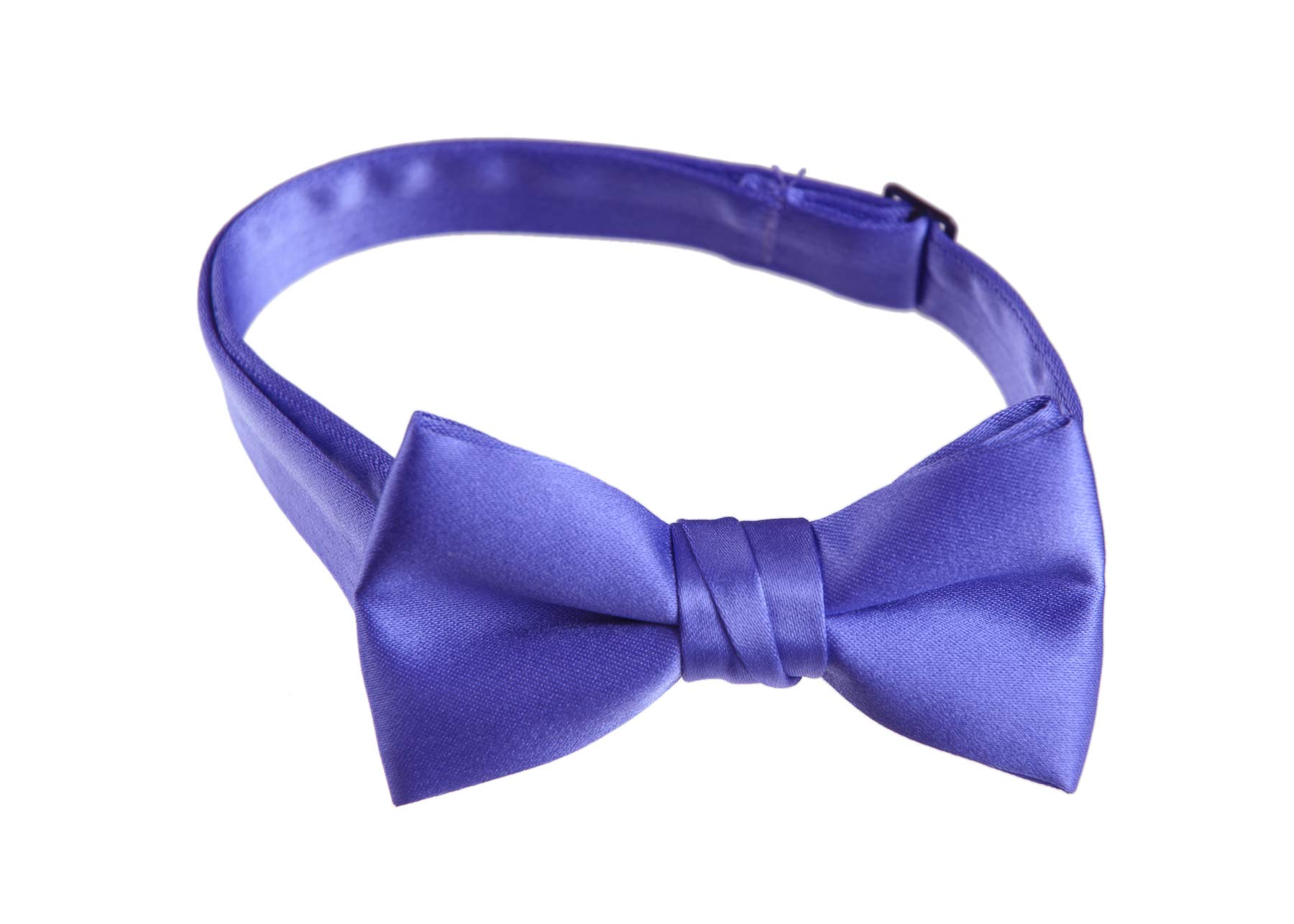 Tuxedo Park Boys' Deluxe Satin Bow Tie Tuxedo One Size Solid Purple