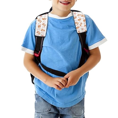 Miniatura 4 de Funda para cinturón de seguridad de automóvil para niños, con estampado de animales de dibujos animados, almohadillas para correa de asiento de