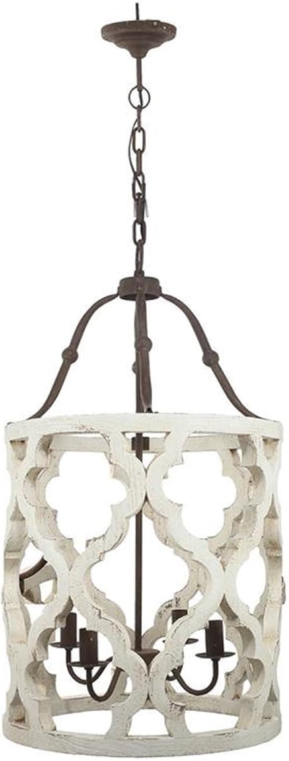 A&B Home 40116, Wood Jolette 4-Light Chandelier