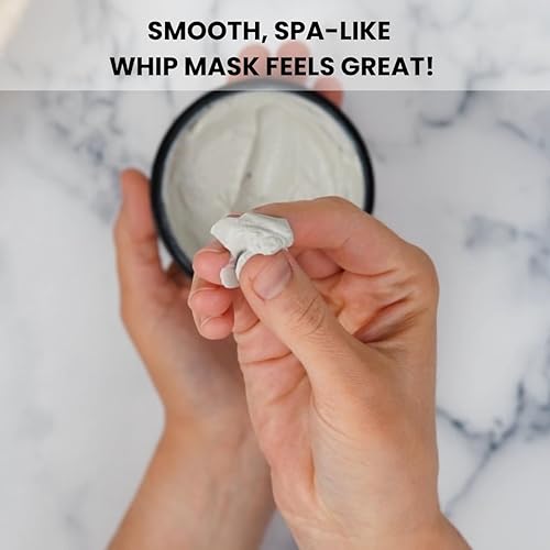 Miniatura 2 de Máscara de barro del mar muerto de menta y romero  Máscara de arcilla hidratante batida con bentonita y arcilla de caolín, minimizador suave de