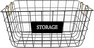 Becki Owens Wire Storage Basket,Metal Basket 16