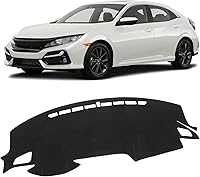 Vista 8 de KUST Alfombrilla Negra para Salpicadero de Nissan Altima 2007-2012 para Conducción a la Izquierda de Poliéster Cubierta de Tablero Antideslizante