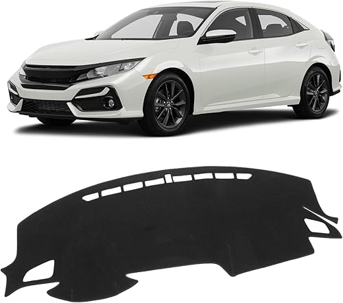 Miniatura 8 de KUST Cubierta de salpicadero de automóvil para Toyota RAV4 2013-2018, conducción con mano izquierda, antideslizante, cubierta de tablero de consola