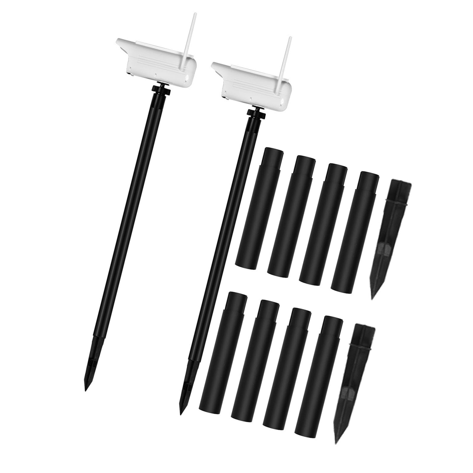 Msioytog Weatherproof Solar Security Light with Simulated Camera Design and Adjustable Brightness Suitable for Porch Garage Deck Outdoor Solar Observation Camera