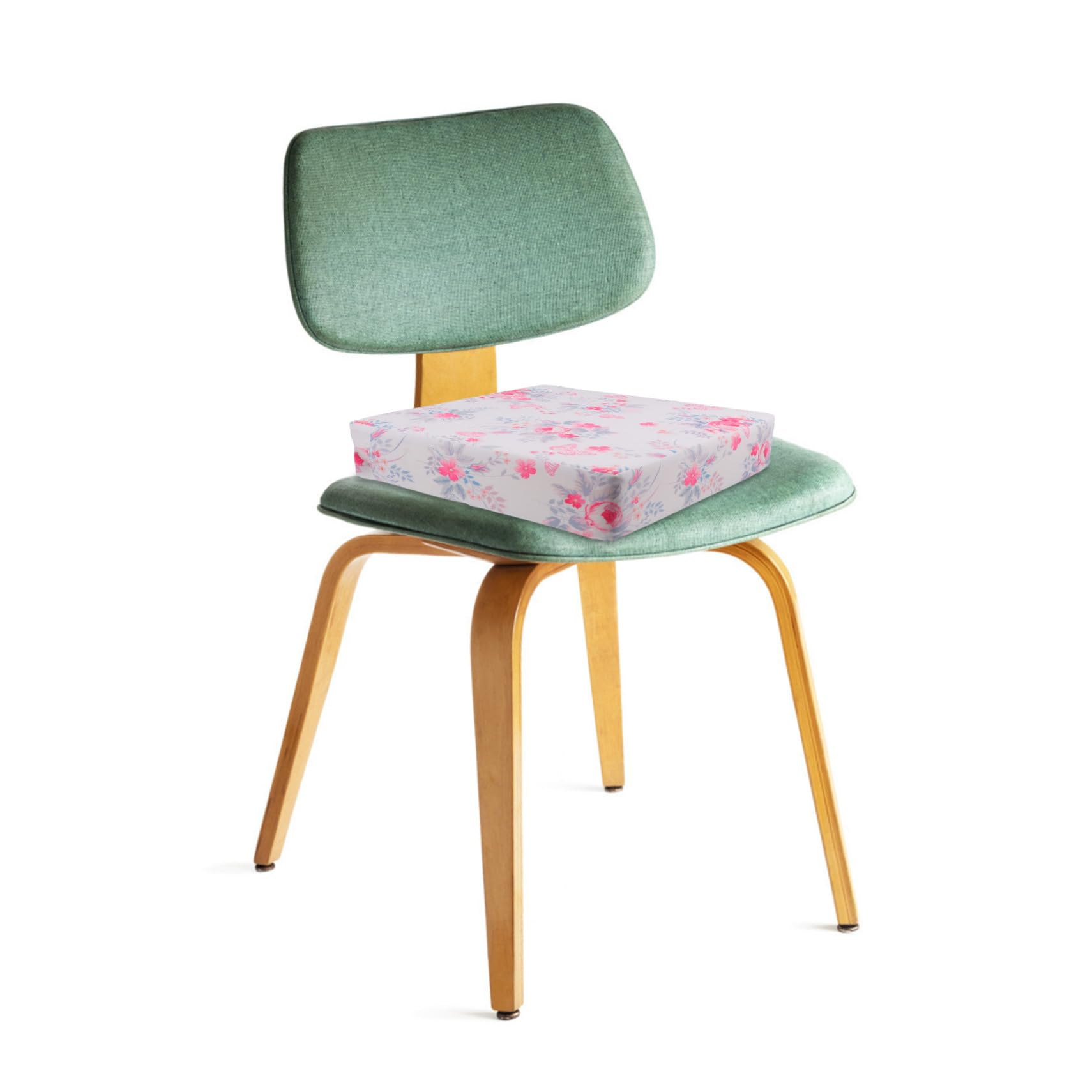 Cojín Elevador de Silla Infantil Desmontable 1 Pieza Blanco