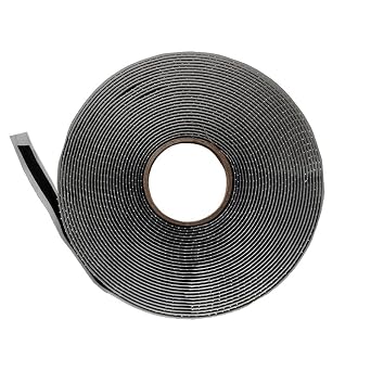 RTM Sealant Vacuum Tape Vacuum Bagging Moulding Sealing Tape Buty 3x12mmx15Meters for Sealing by Vacuum Process Black