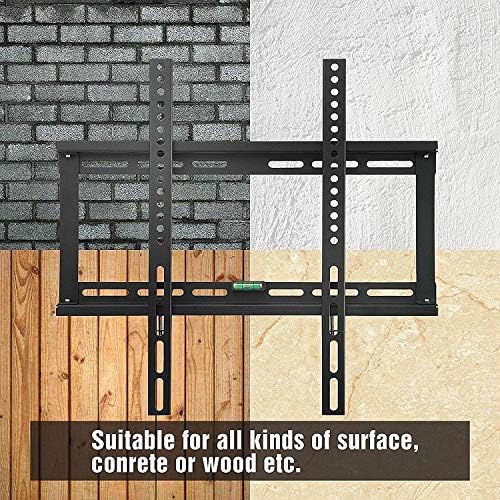 Image of Madrai Ganesh Electronics Heavy Duty TV Wall Mount Bracket for 14 to 42 Inch LCD /LED /Monitor /Smart TV, Fixed Universal Wall Stand