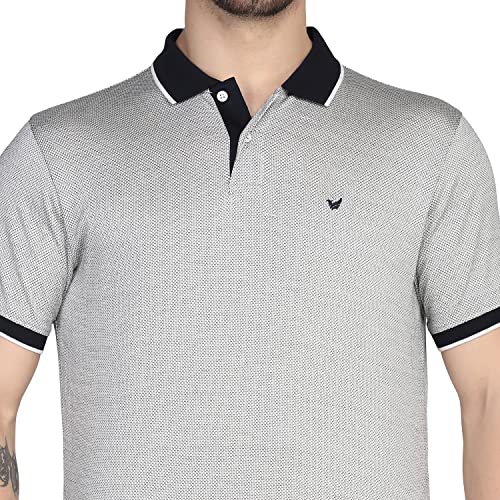 Image of blackberrys Structured Cotton Slim Fit Mens T-Shirt