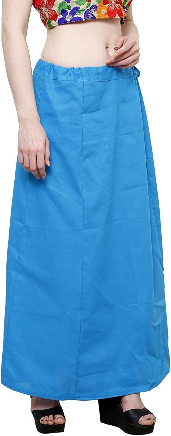 DESI DHANGReadymade Saree Petticoats(Free Size), FIROZI, XL