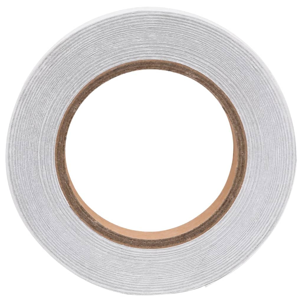 Cinta reflectante blanca autoadhesiva de 2,5 cm x 20 m, PVC para señales de tráfico, barrera de seguridad, señalización de aparcamiento en obras, terrenos comerciales y terrenos privados