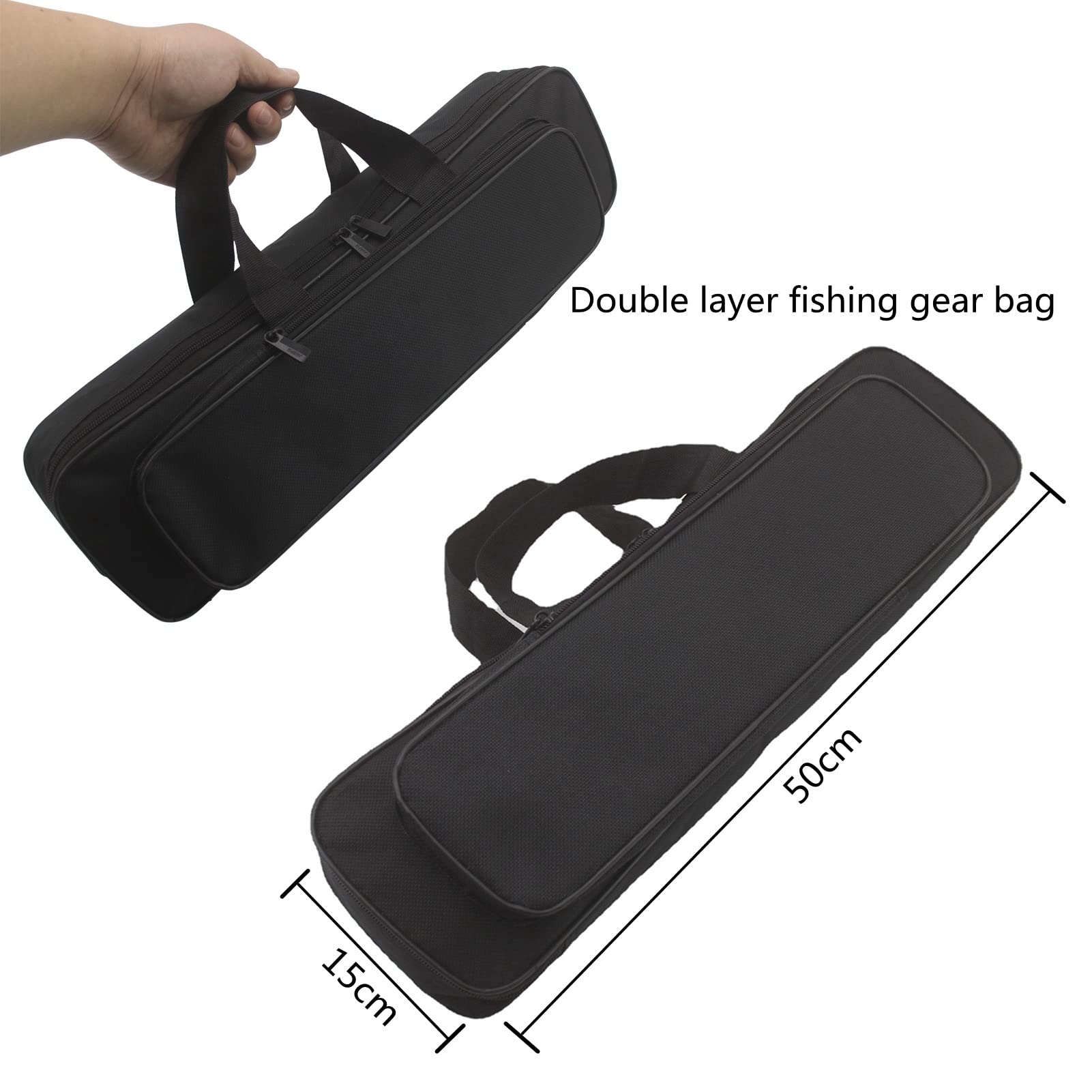 1. 8m 2.1m Bobine de Tige Portable Carbone Combos Tout for la pêche Pêche à pêche télescopique Canne à pêche Accessoires de pêche Set TIGN Roll Combo ZYHWY