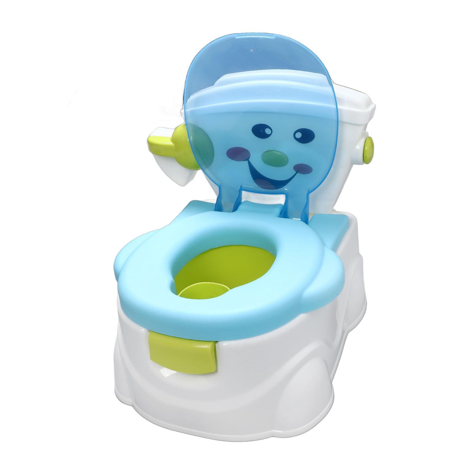 EMUKOEP Toilette Ergonomica per Vasino per Bambini con Schienale per il Design della Presa Domestica Dimensioni del Materiale della Sedia per Vasino per Bambini (PP)