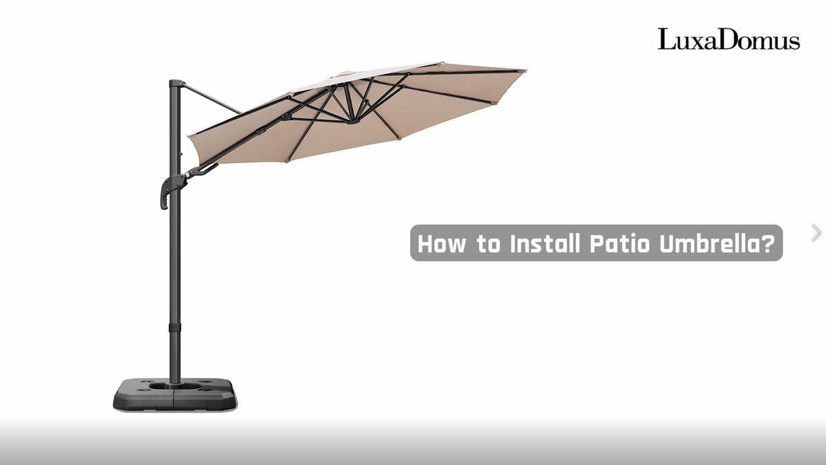 configuring several patio umbrellas to form a patio Anchoring a patio umbrella: Your complete guide