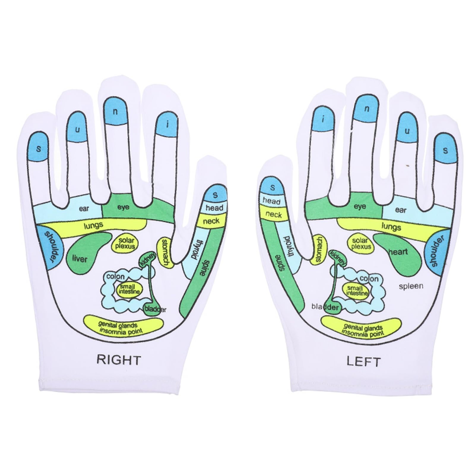 vsilay Hand Acupoint Massager Gloves for Hand Spa Tired Release Elastic Acupressure Reflexology Gloves with ExfoliatingTexture