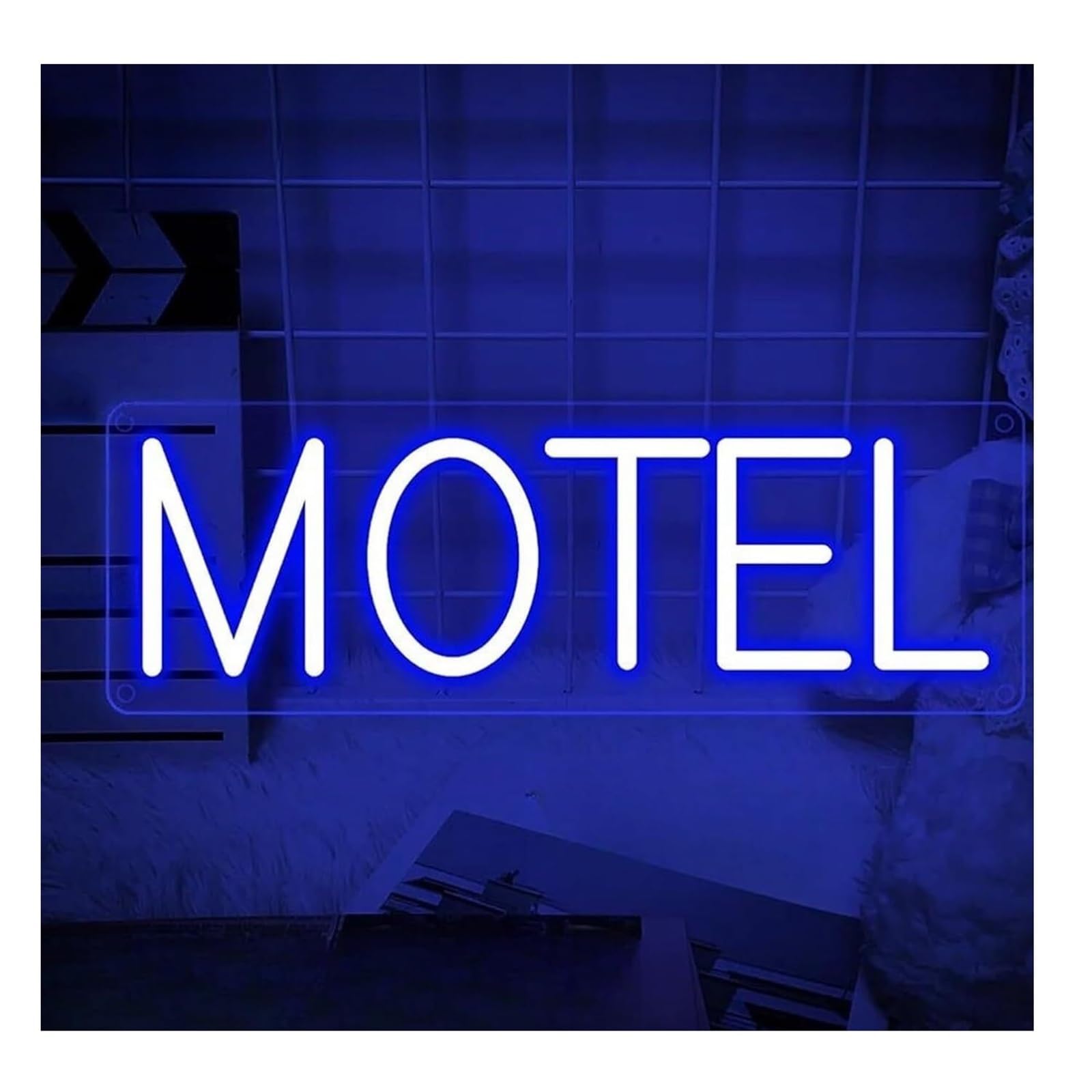 Aextroi neon Lights Sign Neon Sign Dimmable Motel Light, for Business,Wall Decoration(50cmx18cmB)
