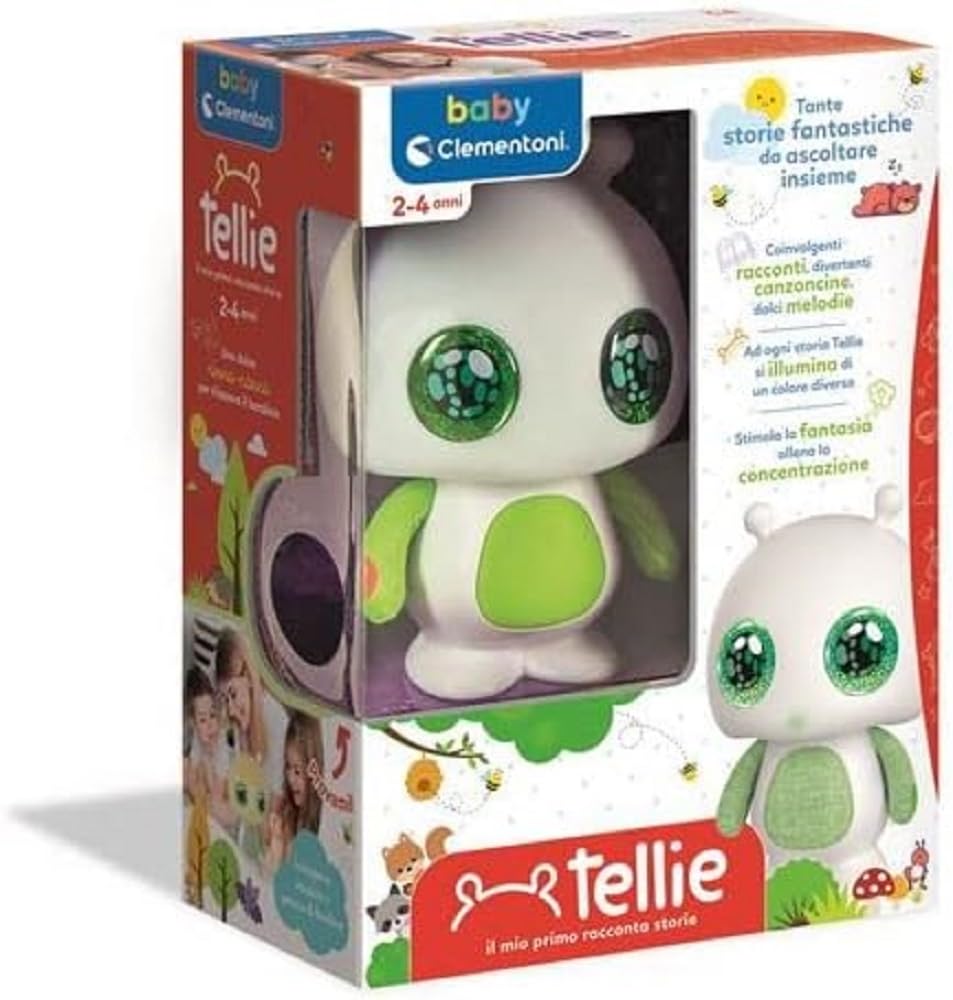 Clementoni -52548 Tellie Baby Toy French Version 2 Years and Above 52548