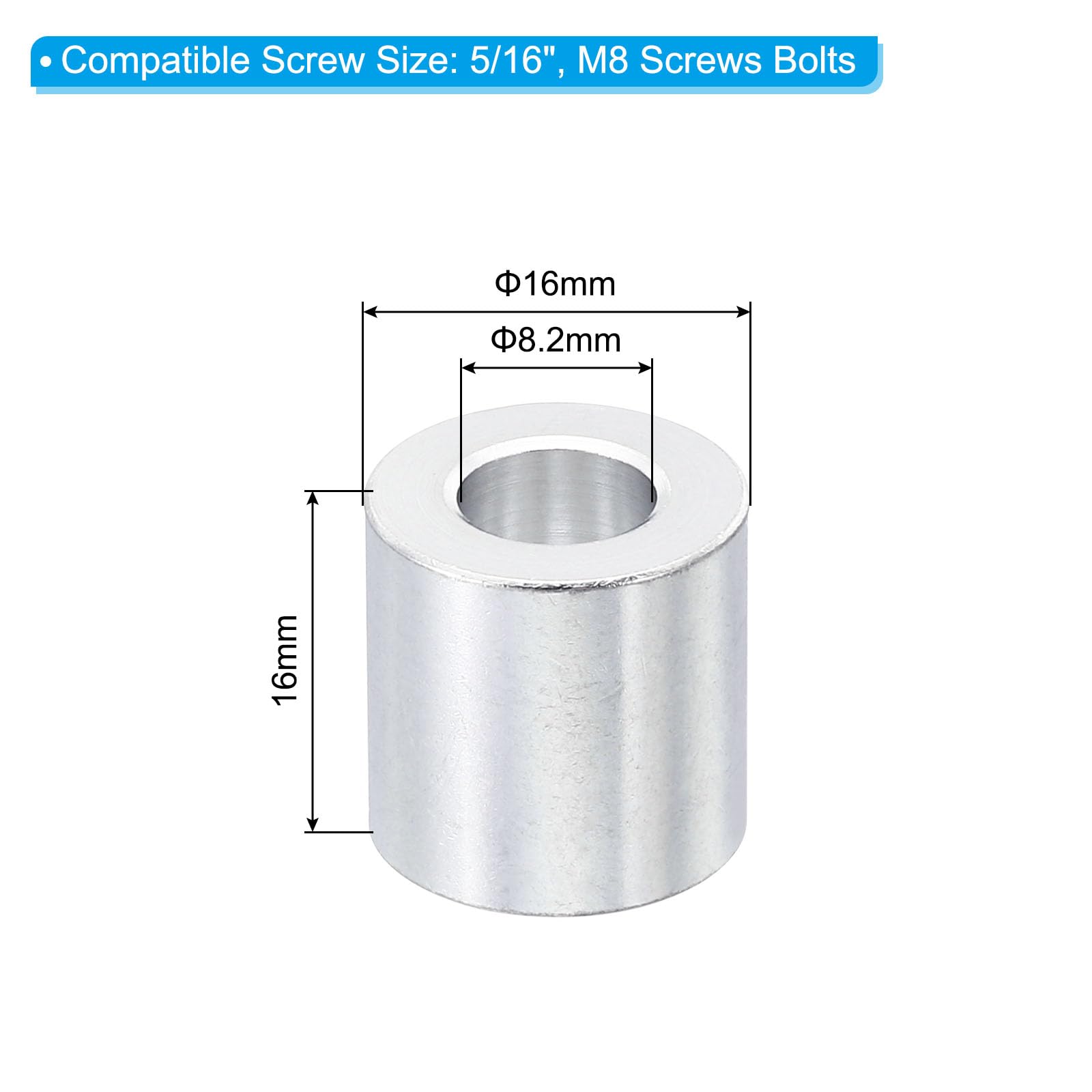 Distanziali In Acciaio Inossidabile M10 - 2 Pezzi Per Applicazioni Industriali - Foto 6