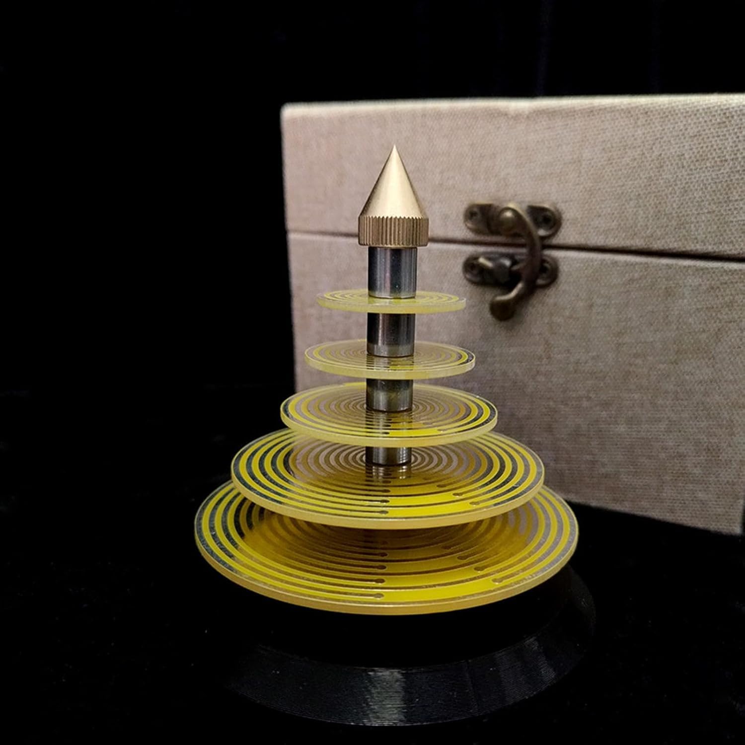 Coil Energy Harmonizer, Mwo-Scheibe (Multi-Wave-Oszillator), Polarisationsscheibe Für Multi-Wave-Oszillator, Kubische Mehrschichtkonstruktion, PLA-Grundstruktur, Energiefeldgenerator, Für Meditation