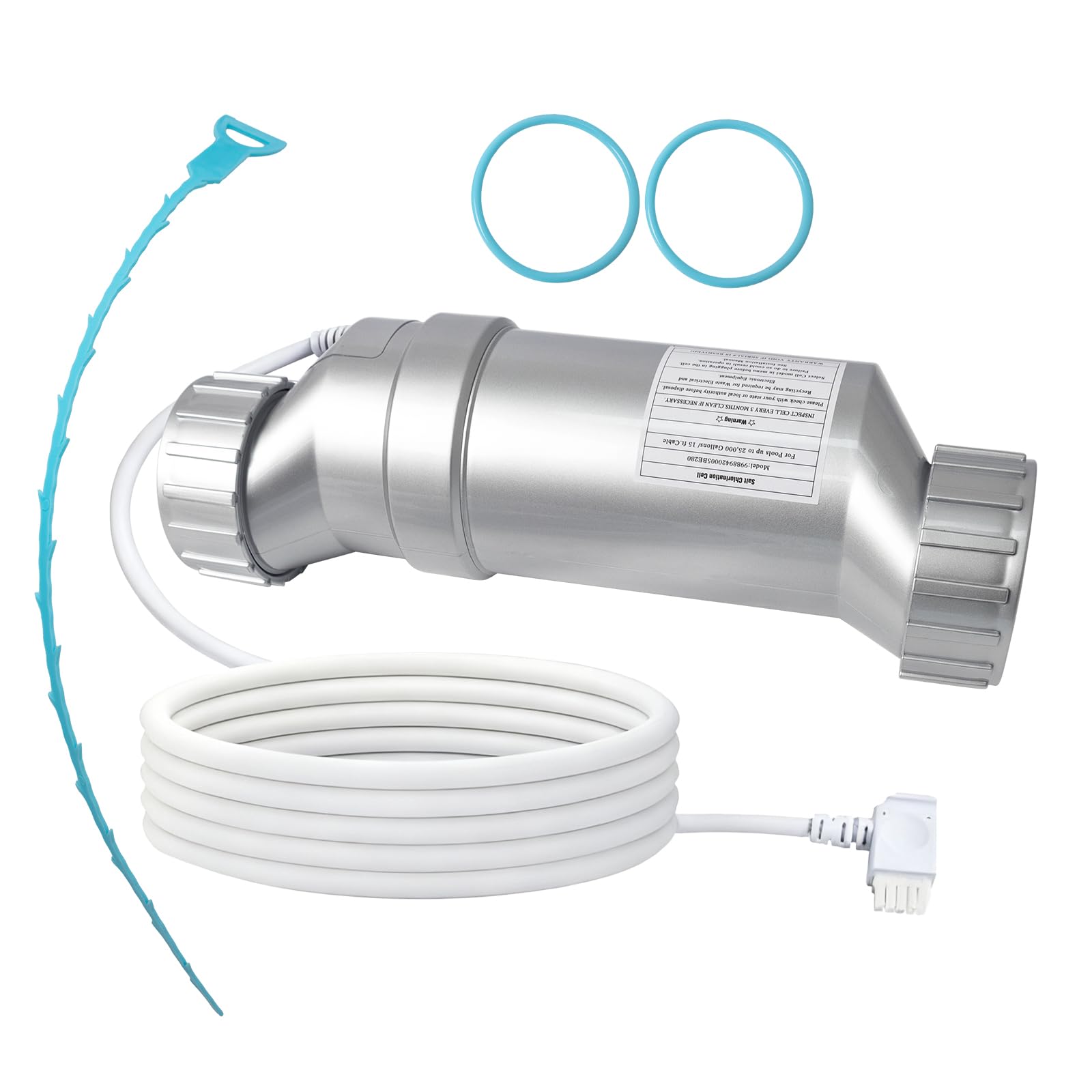 Photo 1 of MDSAFM Replacement T-15 Salt Cell for Hayward Systems – 40,000 Gallon Pool, 13.5 ft Cord, Compatible with T-CELL-15 / T-15, Easy DIY Upgrade, Salt Chlorine Generator