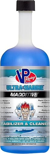 VP Racing Fuels Madditive Ultra Marine - Estabilizador y limpiador de combustible para embarcaciones para invierno y salud y rendimiento del motor,