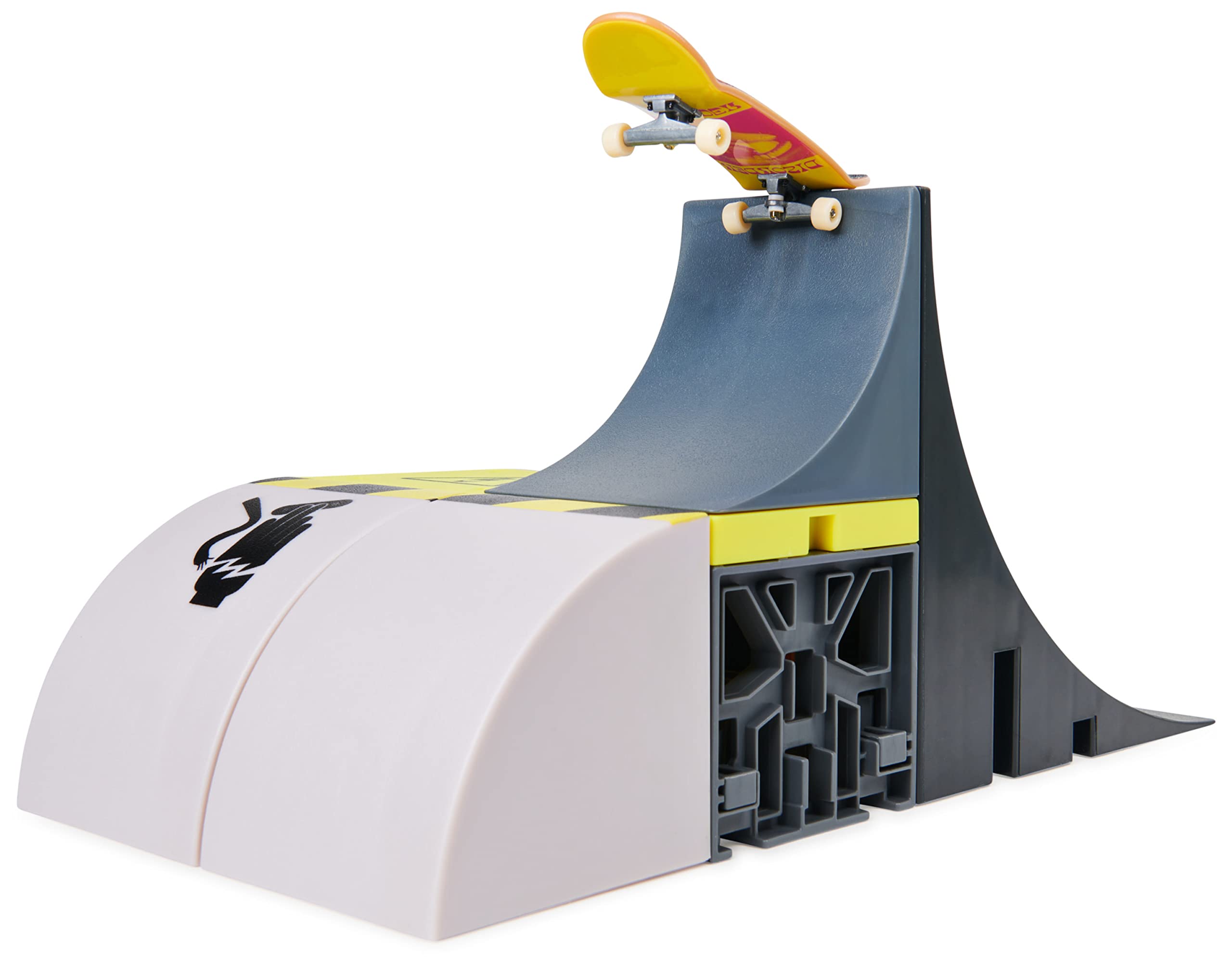 Tech Deck, Power Flippin, X-Connect Park Creator, Ensemble de Rampe Personnalisable et à Construire avec Touche Exclusive, Jouets pour Enfants pour garçons et Filles à partir de 6 Ans