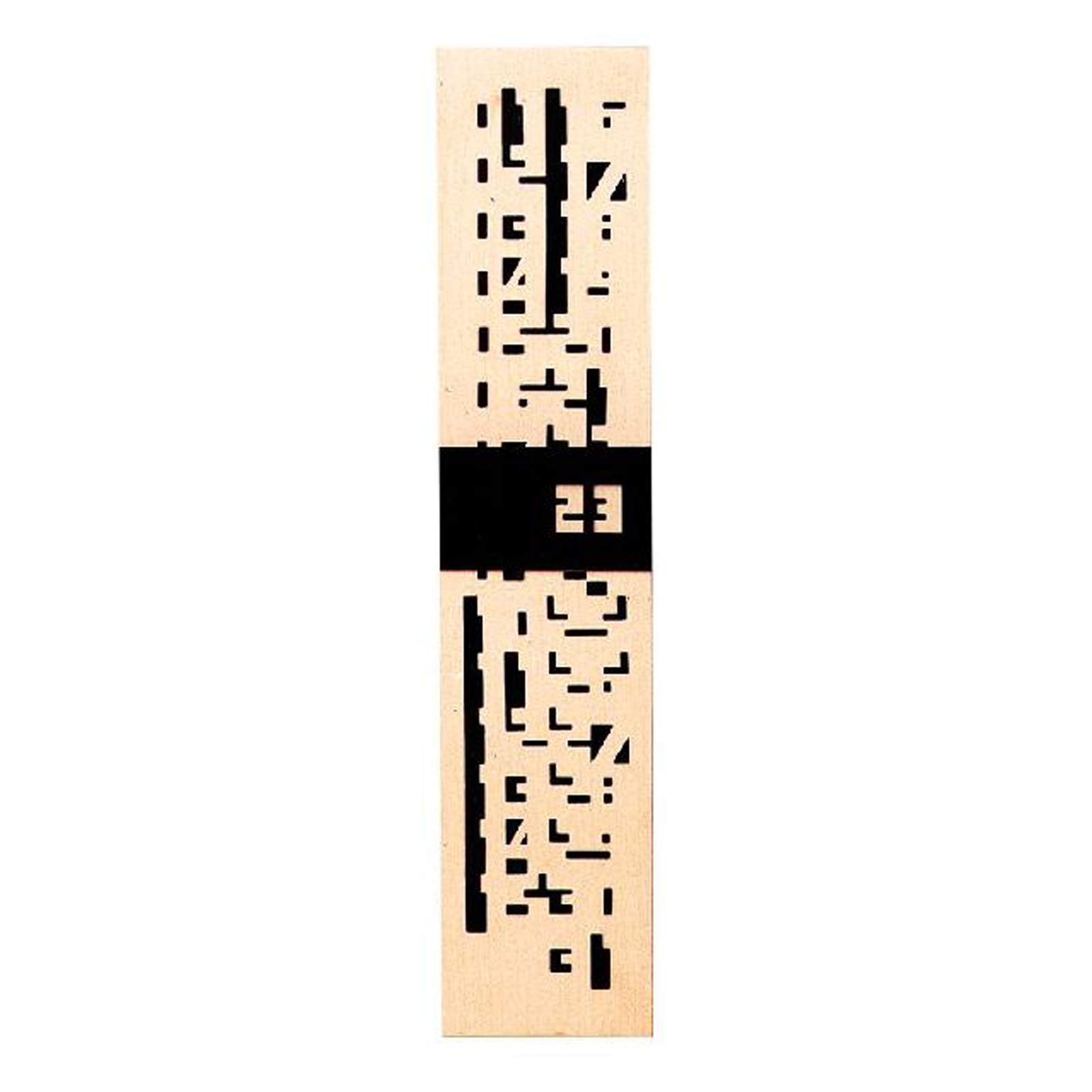 Bartl 102501 – Calendario in legno eterno, ideale per ufficio, cucina o sala hobby