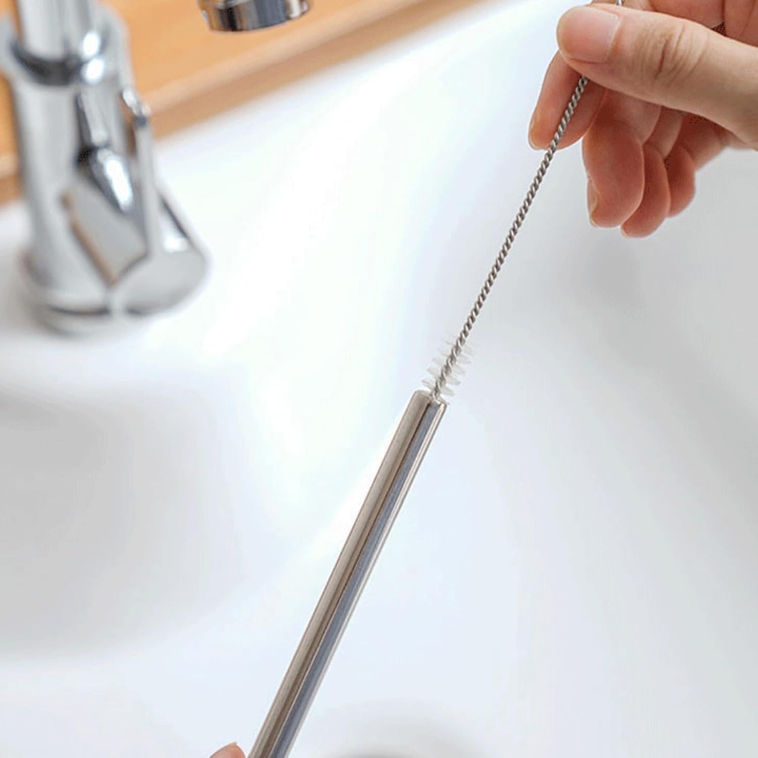 Metal Straw Replacement Compatible With Owala FreeSip Sway 40oz Water Bottle,Reusable Stainless Steel Straws Fit for Owala Water Bottles - Image 4