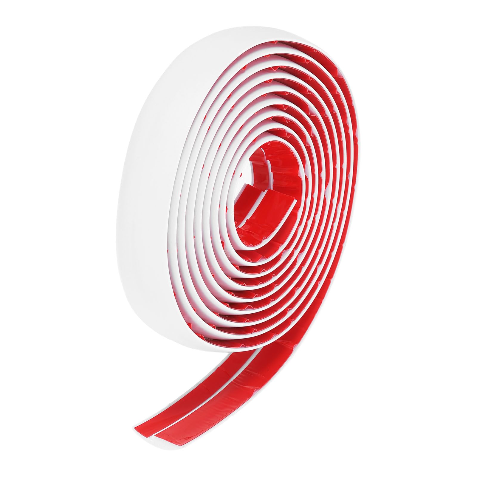 Bande de transition de sol autocollante uxcell en PVC blanc