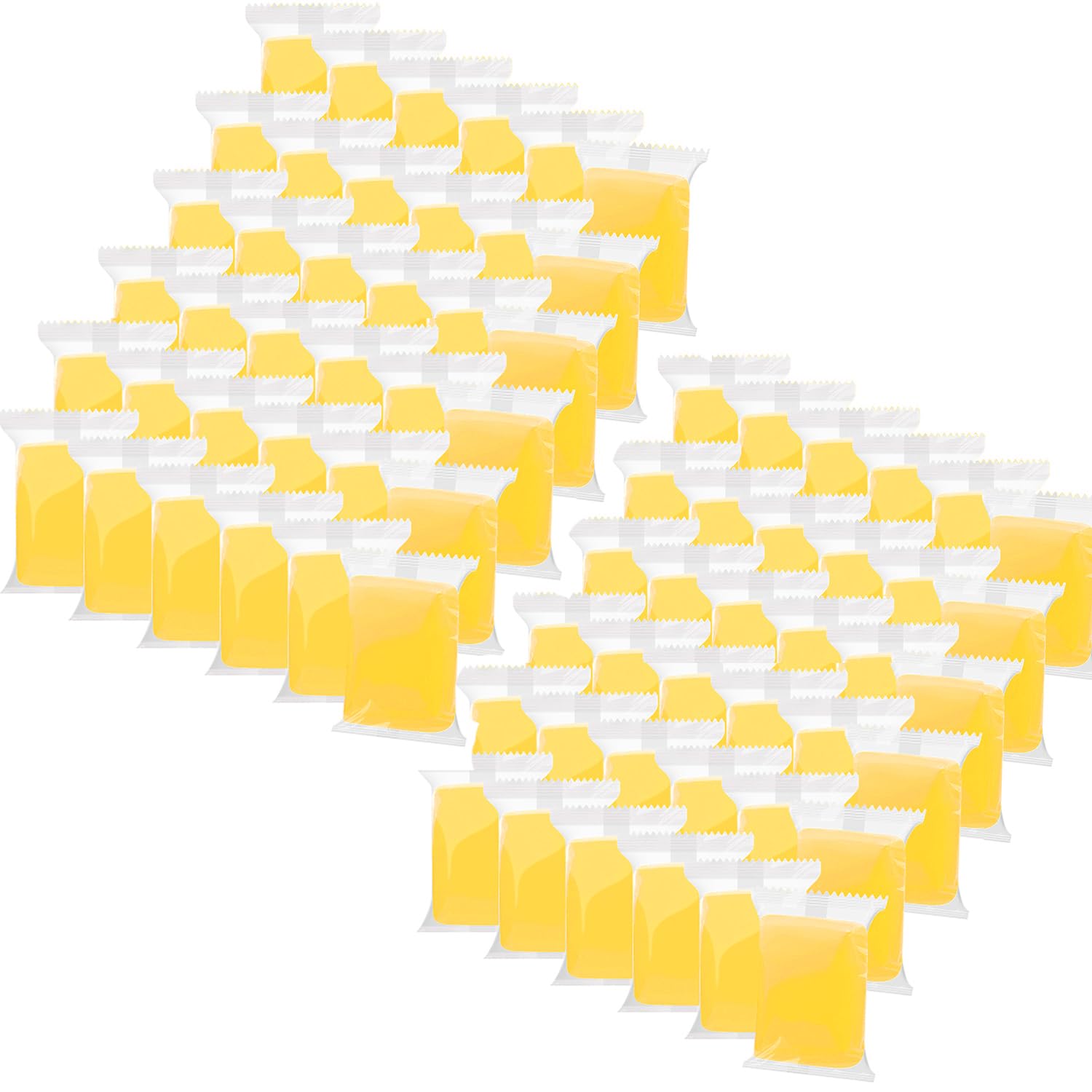 Wolwefa Yellow Air Dry Clay 72 Packs Foam Clay Air Dry Foam Clay for Kids, Moldable Super Light Weight Clay Perfect for Arts, Crafts, Classroom Teaching
