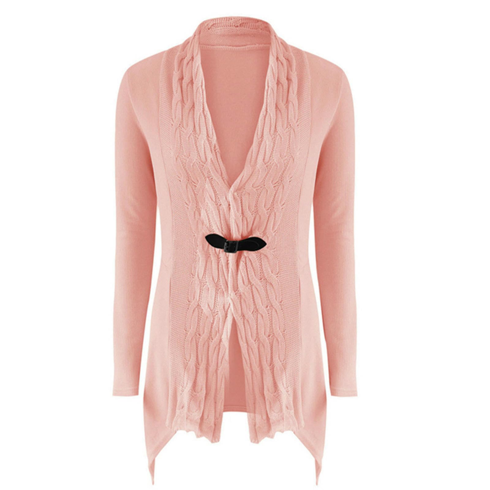 NOGRAX Rebeca Mujer Verano Chaqueta De Cardigan Femenina De Otoño E Invierno Chaqueta De Punto Irregular De Manga Larga Suéter