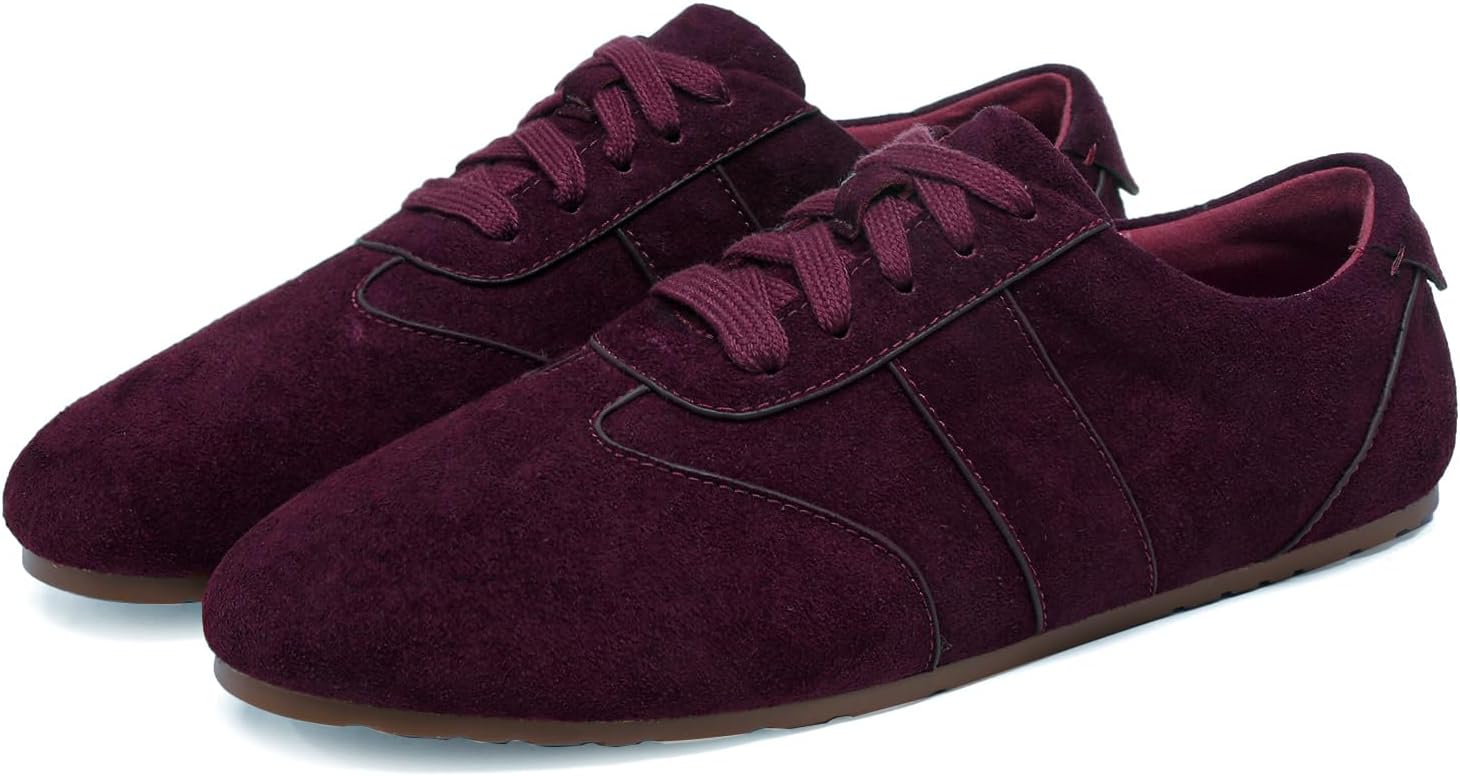 Ribbon Lace-Up Fashion Sneakers for Women Comfortable Non Slip Tennis Sneaker Lightweight Arch Support Walking Shoes - Image 3