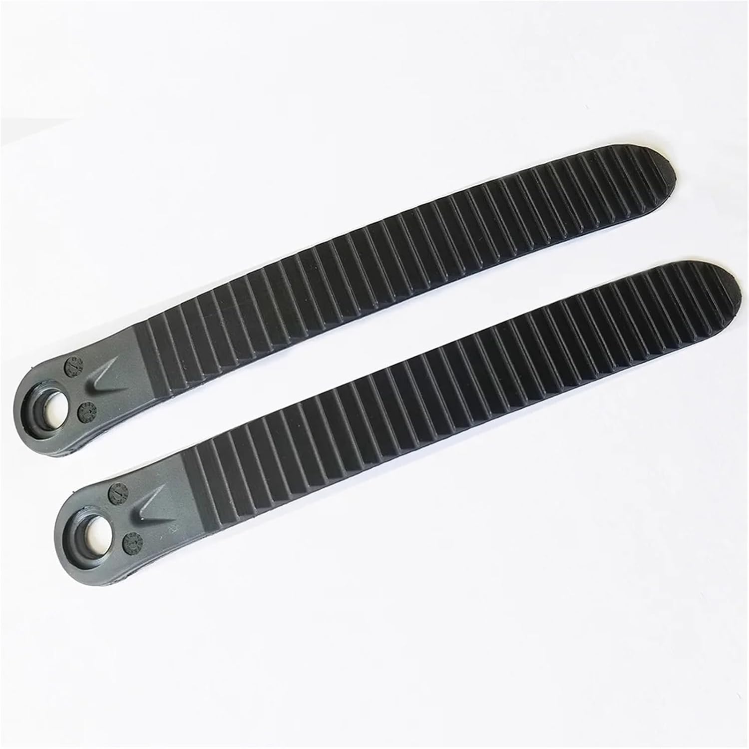 Snowboard Bindings Parts 2pairs 7.87 inch Snowboard Binding Toe/Ankle Ladder Straps Black for Strap-in System