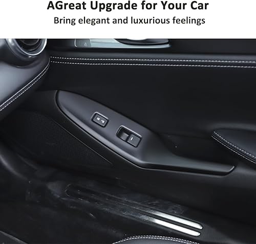 Miniatura 5 de Decoración de botón elevador de ventana de puerta de automóvil para Mazda MX-5 ND 2015-2023 Interruptor de elevación de ventana, cubierta de panel,