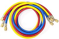 Vista 5 de Aire bomba de aspiradora Xtremepowerus HVAC – A/C refrigeración kit colector ac gauge set