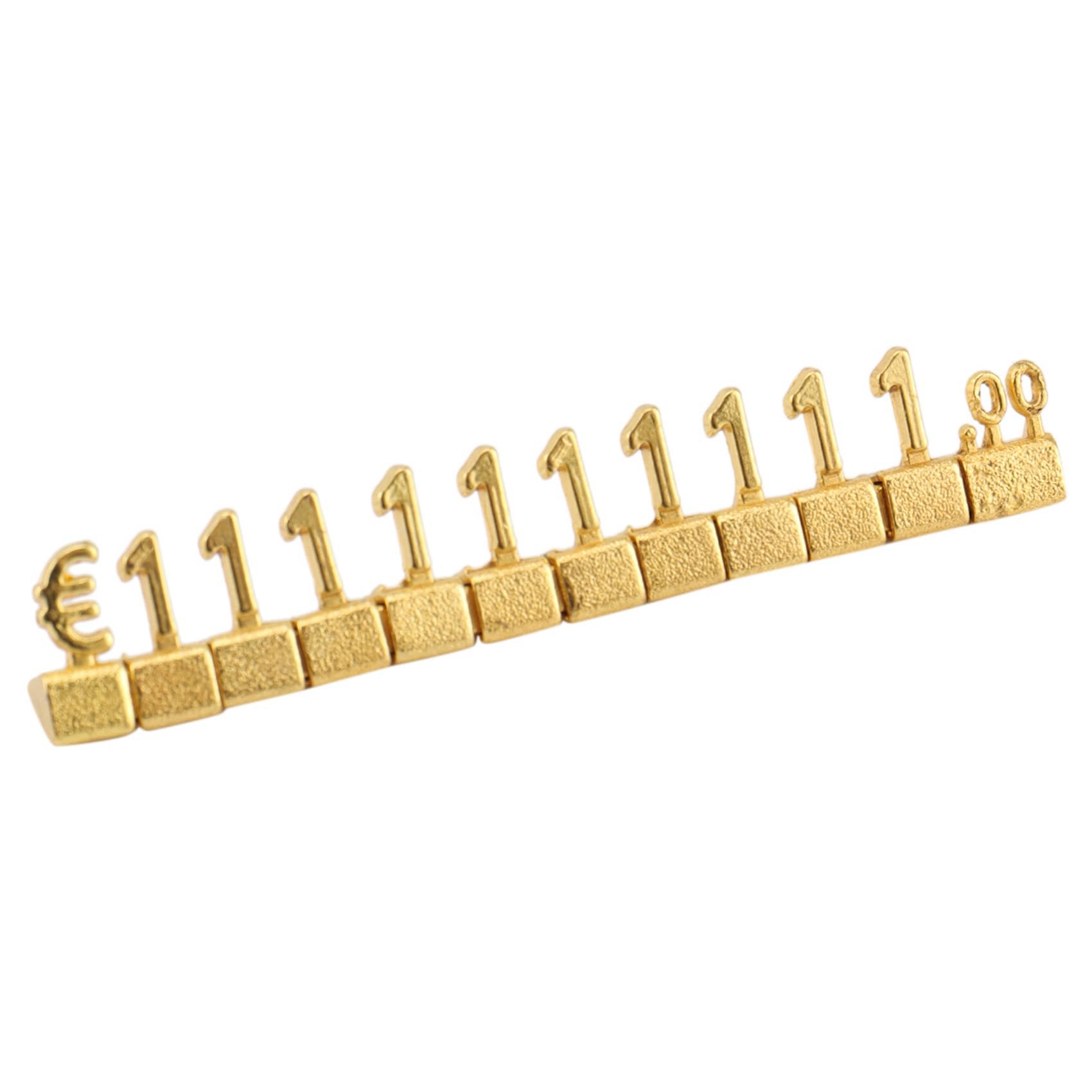 50 Set di Scaffali nel Metallo 3D Kit Quadrato Prezzo Regolabile per Display Negozio Gioielli Orologio Negozio Etichetta Prezzo Display Ufficio