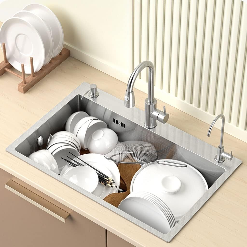 Premium 65 x 45 cm srebrny zlewozmywak kuchenny pod spodem trwała konstrukcja z pojedynczą miską do nowoczesnych kuchni łatwa instalacja odporne na zarysowania wykończenie idealne do remontu domu