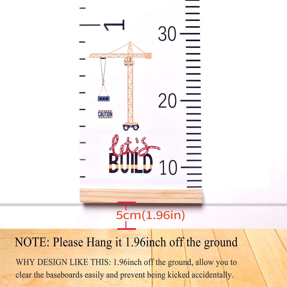 Growth Chart for Kids by Baby Proof Measuring Height Chart and Kids