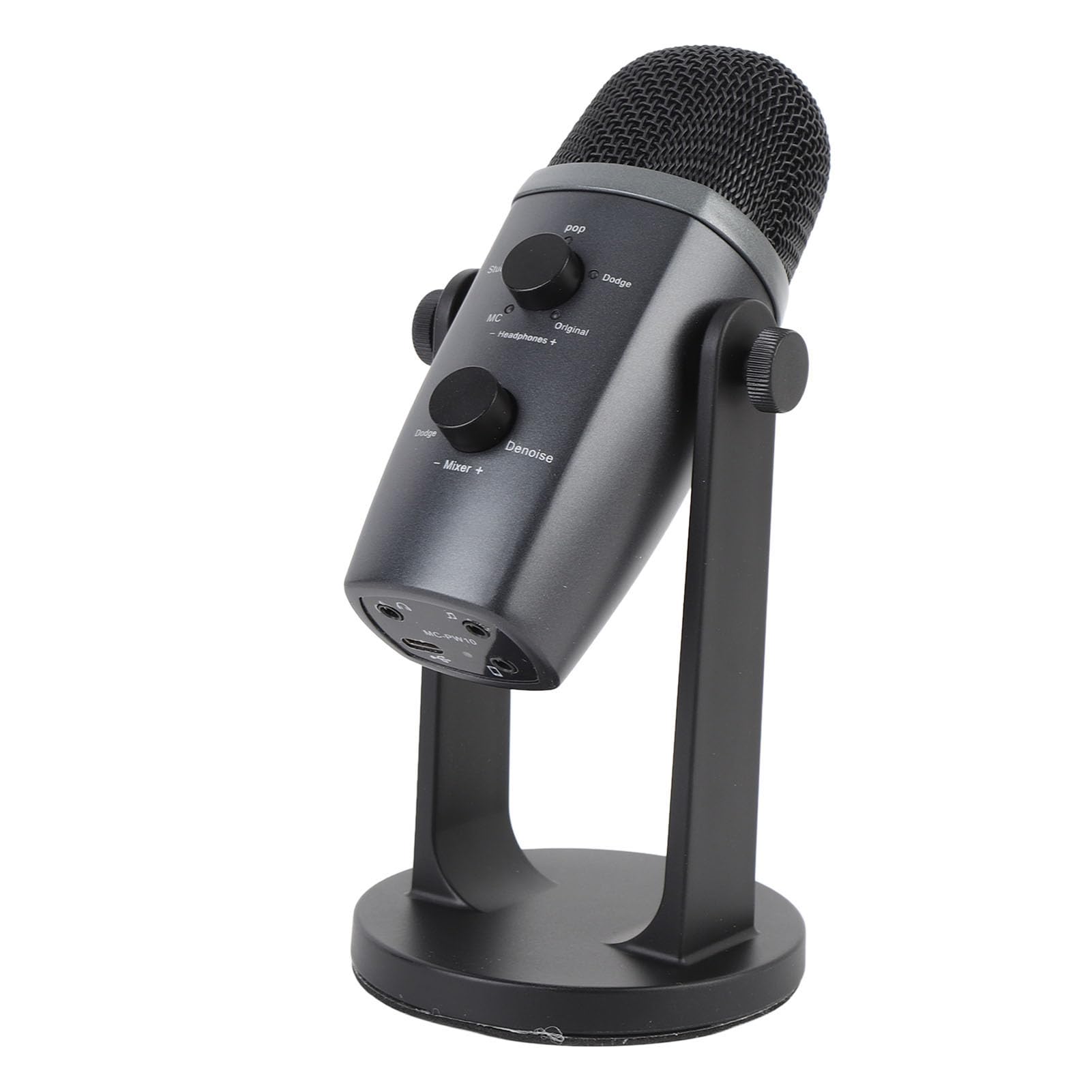 Jectse Mikrofon Kondensatora USB, Przewodowe Komputerowe Gamy Streamingowe MICL Aluminium Aluminium do Nagrywania Oraz Podcasting na Komputerze, Wtyczni i Odtwarzania Tabletu