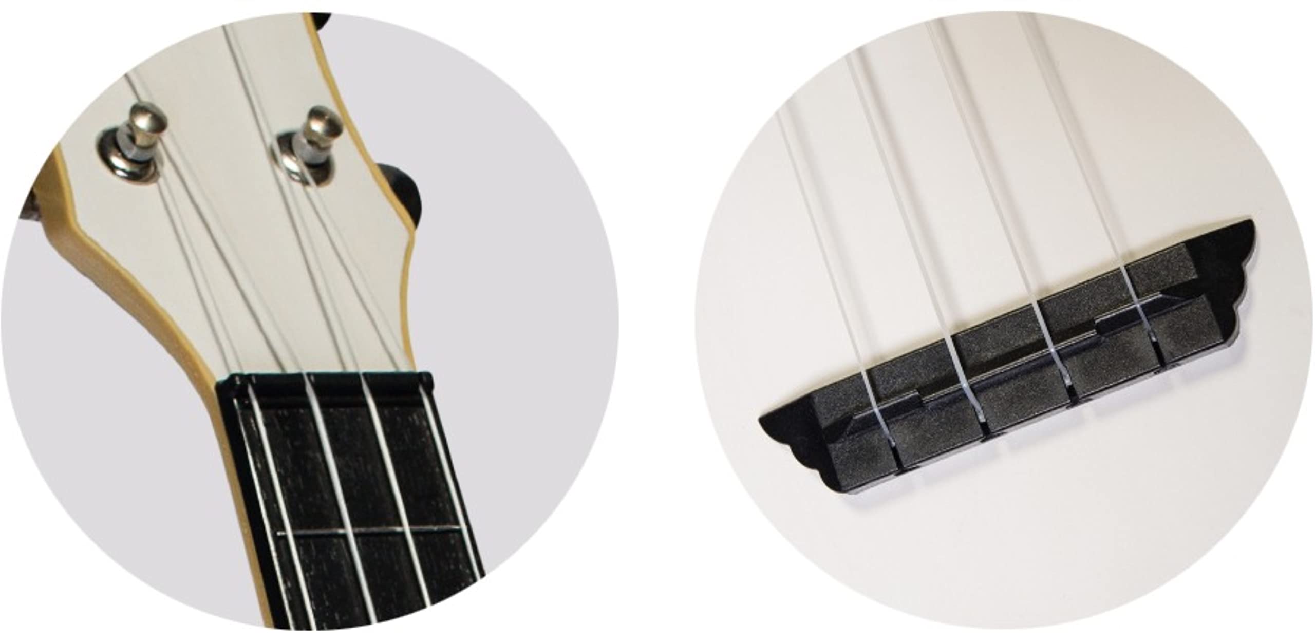 Ukelele Soprano Flight TUS-35WH Travel Blanco