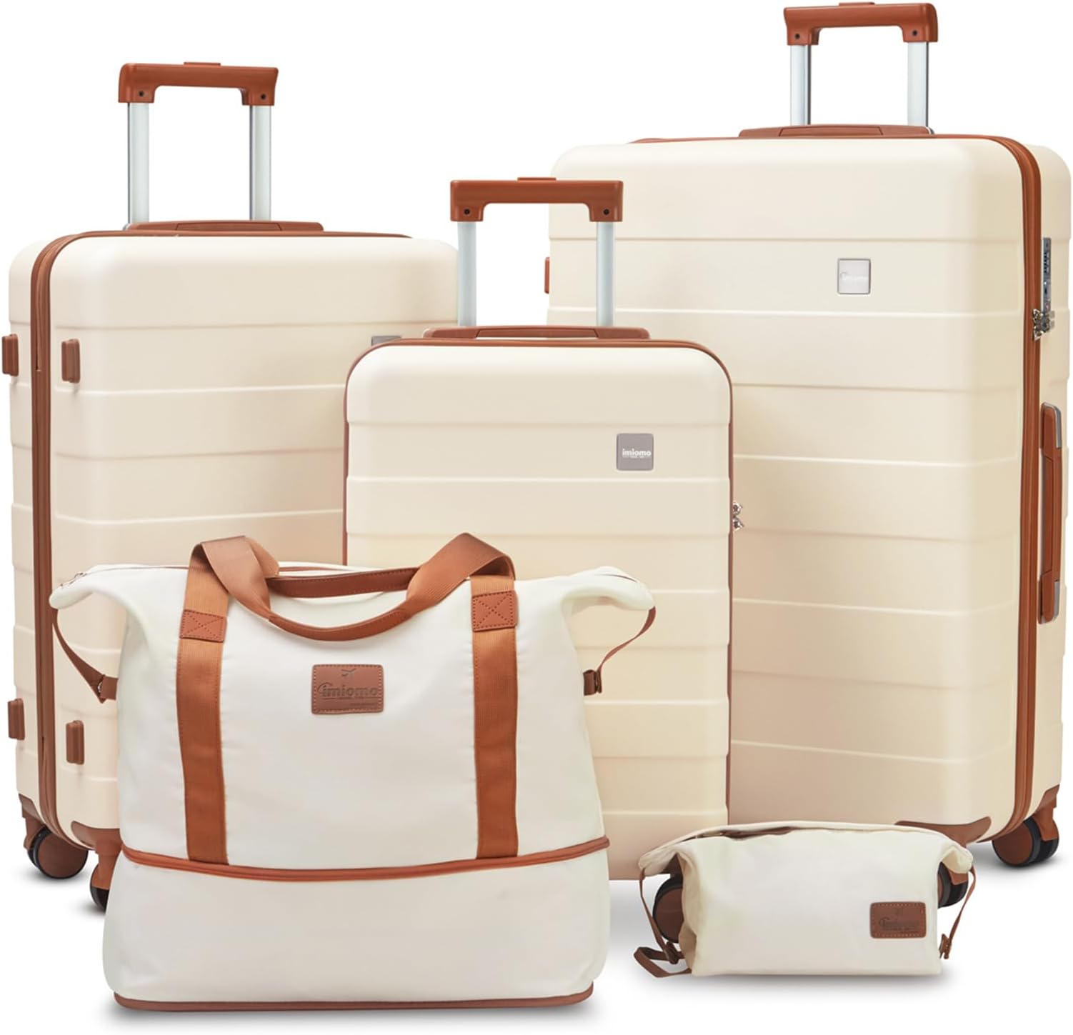 imiomo3 Piece Luggage Sets,Suitcase with Spinner Wheels,Luggage Set Clearance for Women, Lightweight Rolling Hardside Travel Luggage with TSA Lock